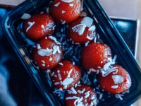 Gulab Jamun - Indian dessert at Tandoori Kitchen