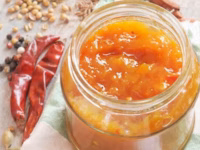 Mango Chutney condiment from Tandoori Kitchen