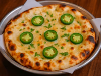jalapeños cheese naan