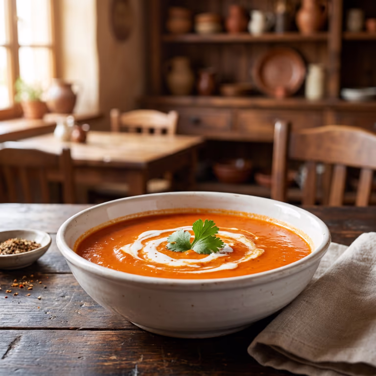 Tomato Coconut Soup