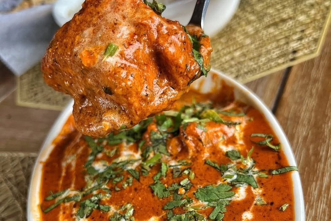 Butter chicken at Tandoori Kitchen, Lafayette