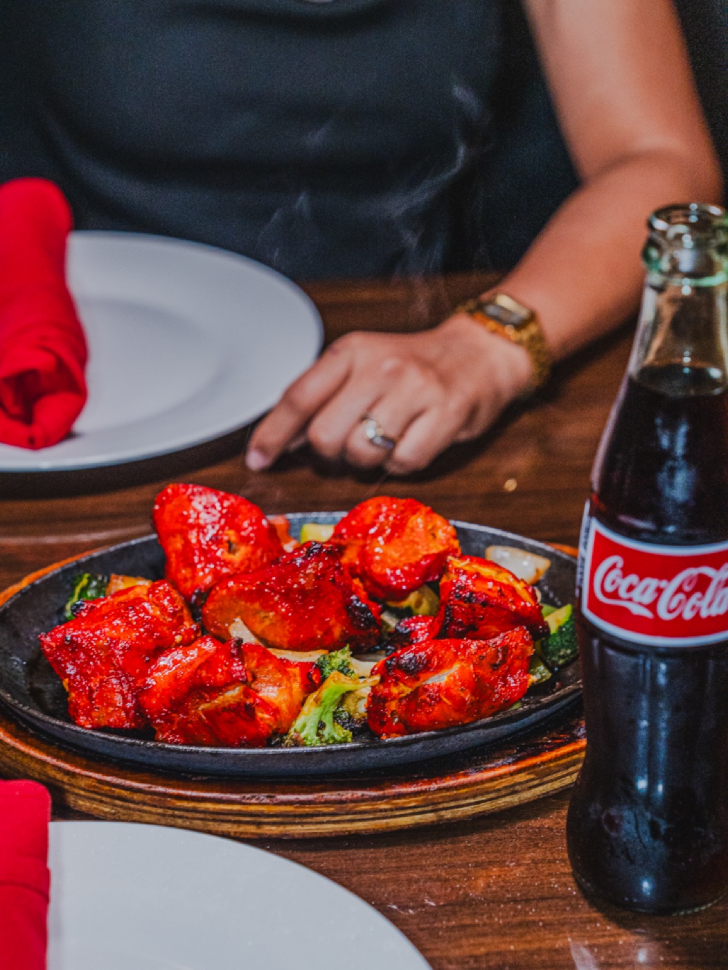 Tandoori chicken at Tandoori Kitchen, Lafayette
